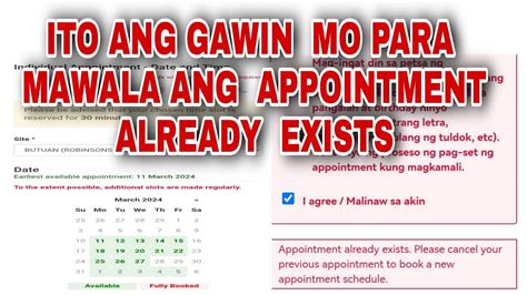 how to cancel previous appointment in dfa|APPOINTMENT ALREADY EXISTS l HOW TO RESET DFA .